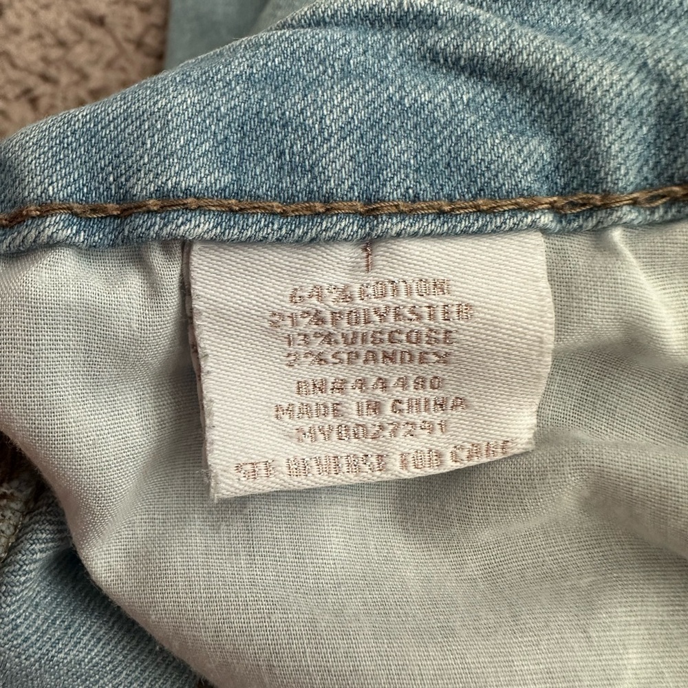 Tinseltown Light Blue Midrise Skinny Jeans Womens Juniors 27 - Picture 14 of 14
